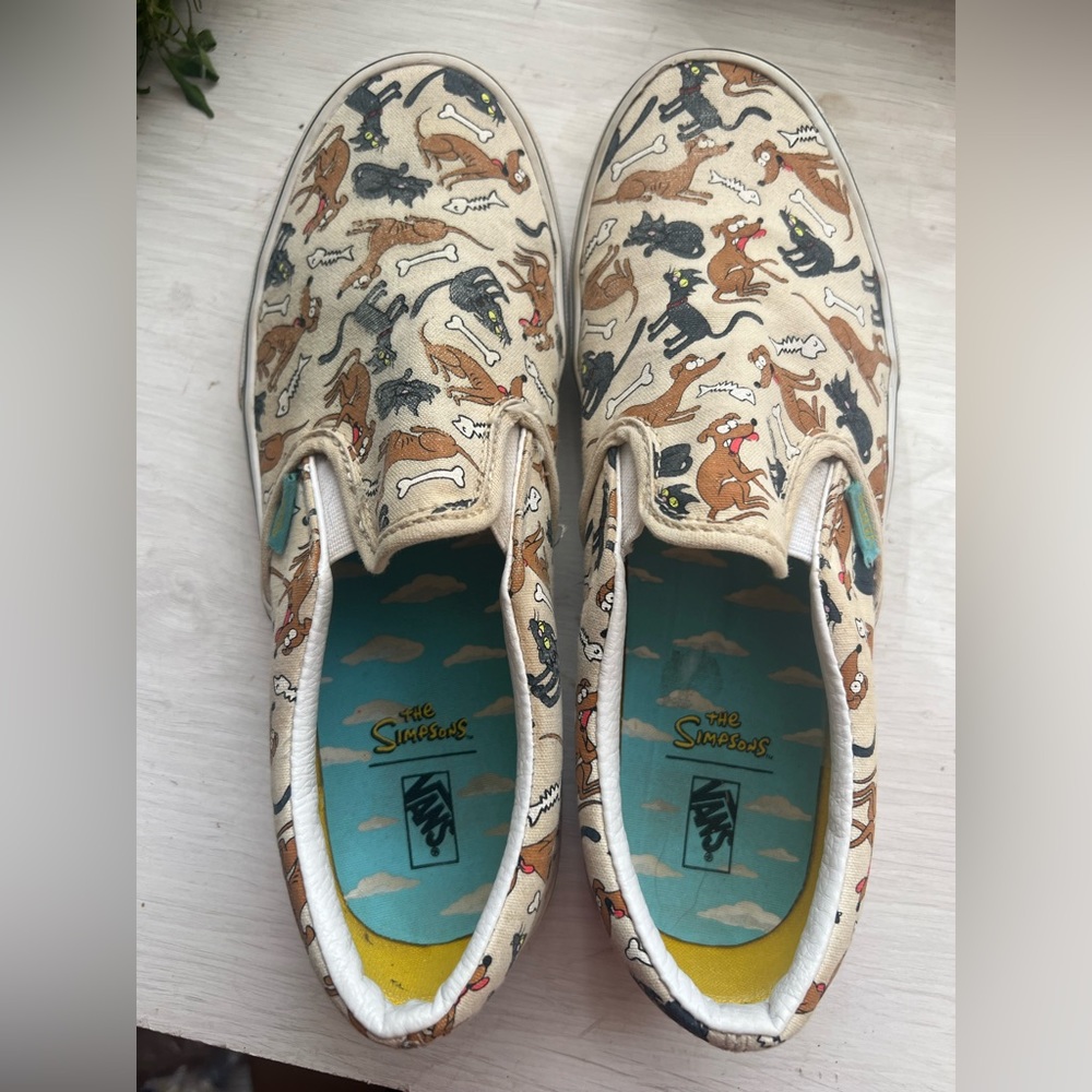 Vans x The Simpson youth slip on shoes
